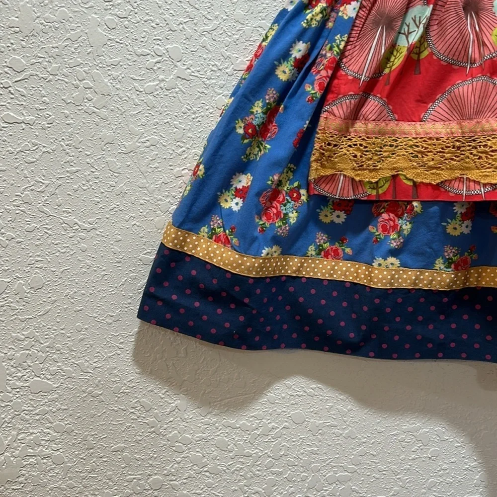 MATILDA JANE  floral girls dress size 4 GUC..
